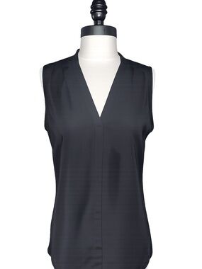ZOZO Black Sleeveless Blouse |‎ V-Neck Flowy Tunic Top Size M